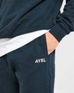 Essential Oversized Joggers - Navy - Image 5