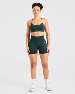 Empower Seamless Shorts - Dark Green - Image 4