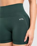 Empower Seamless Shorts - Dark Green - Image 5