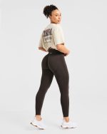 Empower Seamless Leggings - Cocoa Brown - Image 8