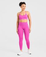 Empower Seamless Leggings - Magenta - Image 4