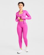 Empower Seamless Leggings - Magenta - Image 8