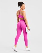 Empower Seamless Sports Bra - Magenta - Image 7