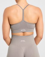 Empower Seamless Sports Bra - Taupe - Image 6
