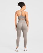 Empower Seamless Sports Bra - Taupe - Image 4
