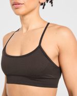 Empower Seamless Sports Bra - Cocoa Brown - Image 5