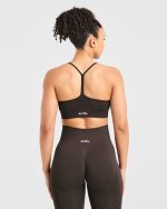 Empower Seamless Sports Bra - Cocoa Brown - Image 2