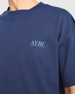 Power Lifting Illustration T Shirt - Blue - Image 5