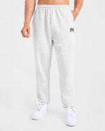 Lifting Club Gothic Oversized Joggers - Grey Marl - Image 2