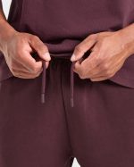 Lifting Club Gothic Oversized Joggers - Dusty Plum/Black - Image 6