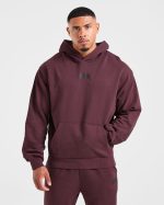 Lifting Club Gothic Oversized Hoodie - Dusty Plum/Black - Image 2