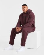 Lifting Club Gothic Oversized Hoodie - Dusty Plum/Black - Image 7