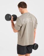 Rebound T Shirt - Dusky  Olive - Image 7