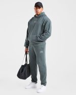 Lifting Club Gothic Oversized Hoodie - Iron Slate - Image 7
