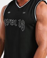 Rebound Stripe Tank - Black - Image 5