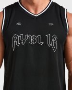 Rebound Stripe Tank - Black - Image 6