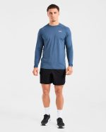 Essential Long Sleeve T Shirt - Deep Teal - Image 3