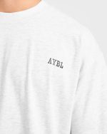 Lifting Essentials Oversized T Shirt - Grey Marl - Image 5