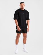 Craft Oversized T Shirt - Black - Image 3