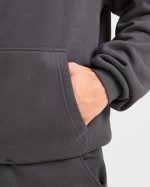 Academy Oversized Hoodie - Charcoal - Image 6
