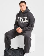 Academy Oversized Hoodie - Charcoal - Image 8