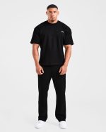 Lifting Essentials Oversized T Shirt - Black - Image 3