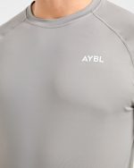 Essential Long Sleeve T Shirt - Olive Smoke - Image 5