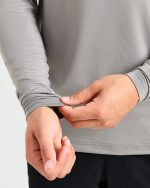 Essential Long Sleeve T Shirt - Olive Smoke - Image 6