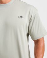 Lifting Essentials Oversized T Shirt - Stone Sage - Image 5