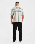 Lifting Essentials Oversized T Shirt - Stone Sage - Image 4