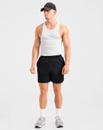 Muscle Ribbed Tank - Light Grey Marl - Image 7