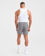 Muscle Ribbed Tank - White - Image 4