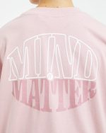 Mind Over Matter Oversized T Shirt - Pink - Image 6