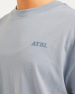 Sports Club Wavy Oversized T Shirt - Dusty Blue - Image 5