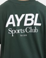 AYBL Sports Club Oversized T Shirt - Forest Green - Image 6