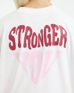 Stronger You Oversized T Shirt - Pink - Image 6