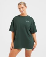 Do It For You Oversized T Shirt - Forest Green - Image 2