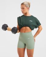 Do It For You Oversized T Shirt - Forest Green - Image 8