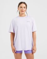 Do It For You Oversized T Shirt - Orchid Purple - Image 2