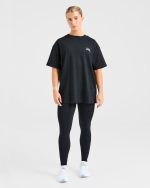 Gym Girl Era Oversized T Shirt - Black - Image 4