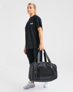 Body Achieve Mind Believe Oversized T Shirt - Black - Image 7