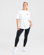 Mind Over Matter V2 Oversized T Shirt - White - Image 4