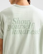 Show Yourself Kindness Oversized T Shirt - Green - Image 6