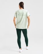 Show Yourself Kindness Oversized T Shirt - Green - Image 3
