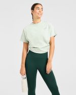 Show Yourself Kindness Oversized T Shirt - Green - Image 7