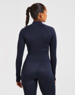Balance V3 Seamless Zip Jacket - Navy - Image 2
