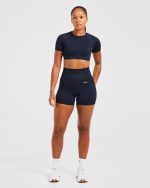 Balance V3 Seamless Shorts - Navy - Image 3