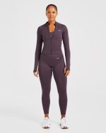 Balance V3 Seamless Zip Jacket - Purple - Image 3