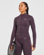 Balance V3 Seamless Zip Jacket - Purple - Image 7