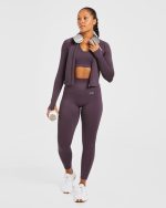 Balance V3 Seamless Zip Jacket - Purple - Image 8